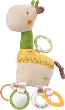 Rotaļlietas ratiem BabyFehn Giraffe Lotta, daudzkrāsaina