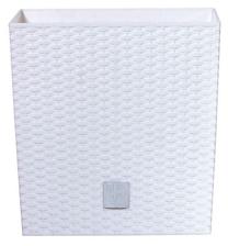 Puķu pods Prosperplast 378100, plastmasa, 32 cm x 32 cm, balta krās.