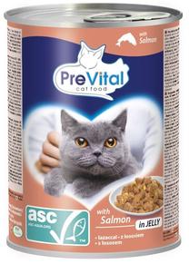 Šlapias kačių maistas PreVital ASC, žuvis, 0.415 kg