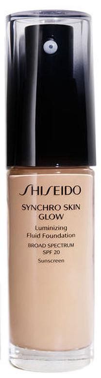 Skystas makiažo pagrindas Shiseido Synchro Skin Glow, SPF 20, r2 rose, 30 ml