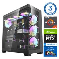 Stacionarus kompiuteris Intop RM60250 AMD Ryzen 7 7700X, DDR5 32 GB, SSD+HDD 1 TB 2 TB, Nvidia GeForce RTX5050 8 GB GDDR6, Windows 11 Pro