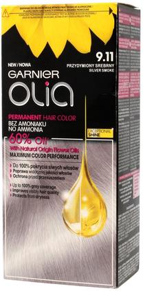 Matu krāsa Garnier Olia, silver smoke krās., 9.11, 60 ml