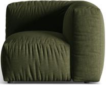 Modulinė sofa Micadoni Martina Boston, žalia sp., 100 x 100 cm x 75 cm