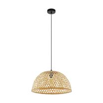 Valgusti rippuv Eglo Claverdon 43254, E27, 1 x 40 W, puidu v. / must v.