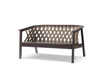 Lauko sofa Calme Jardin Catalina CAL_2S_154_F2_CATALINA1, tamsiai ruda sp., 29 cm x 66 cm x 68 cm