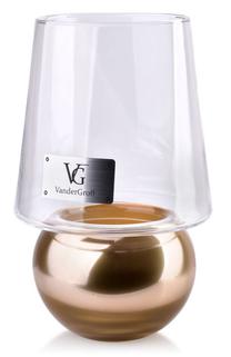 Свеча, ароматическая Mondex Cristie Candle With Cover, 72 час, золотой цв.