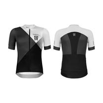 Футболка с короткими рукавами, мужские Rock Machine Race Race Jersey SS, белый цв./черный цв., xxl