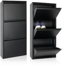 Batų spintelė Kalune Design GGMBAYK3003, juoda sp., 50 cm x 15 cm x 103 cm