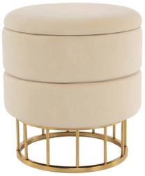 Taburetė Kayoom Zero 525, ivory beige sp., 37.5 cm x 37.5 cm x 41 cm
