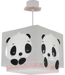 Valgusti rippuv Dalber Panda Pink, E27, 1 x 15 W, valge v./roosa v. / valge v., 21.5 x 24 x 24 cm