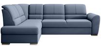 Kampinė sofa Siber Gojo 40, tamsiai mėlyna sp., kairinė, 186 x 270 cm x 93 cm