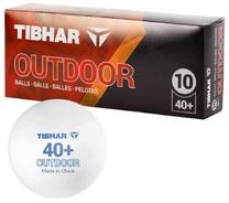Мячик для настольного тенниса Tibhar Outdoor TT, 40 мм, 10 шт.