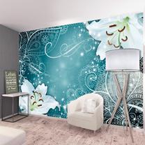 Fototapete Artgeist Oriental Wings (Turquoise), 315 cm x 315 cm