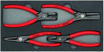 Plokščių replių komplektas Knipex 00 20 01 V09, 4 vnt.