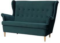 Sofa Bodzio Werina TWE2-P4, tamsiai žalia sp., 95 x 149 cm x 101 cm