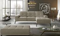 Kampinė sofa Torrense Paros 02, šviesiai ruda sp., dešininė, 175 x 265 cm x 98 cm