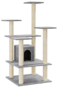 Kačių draskyklė VLX Cat Tree With Scratching Posts, 60.5 cm x 60 cm x 110 cm