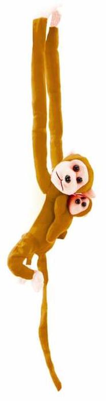 Pliušinis žaislas beždžionė Lean Toys, ruda sp., 70 cm