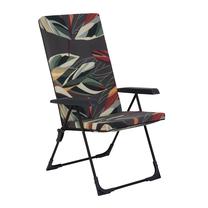 Lauko kėdė Patio Barletta Black Edition G053-06IB, juoda sp./įvairių spalvų, 70 cm x 59 cm x 62 - 104 cm
