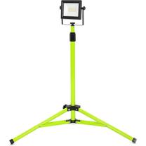 Celtniecības prožektors ar statīvu, brīvi stāvošs Retlux RPL 203, 30 W, 3000 lm, 4000 °K, IP65, melna krās./dzeltena krās.