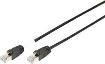 Сетевой кабель Digitus Professional Patch DK-1644-100/BL-OD RJ-45, RJ-45, 10 м, черный цв.
