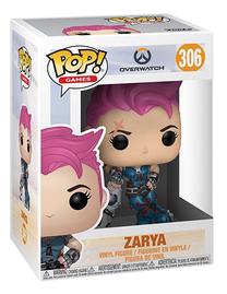 Rotaļlietu figūriņa Funko POP! Games Overwatch Zarya 306, 9 cm, zila krās./rozā krās.