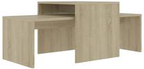 Kavos staliukas VLX 802915, ąžuolo sp., 100 cm x 48 cm x 40 cm