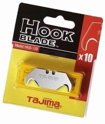Лезвия TAJIMA V-REX Hook Blade HKB-10B/Y1, 10 шт.
