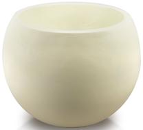 Puķu pods Mondex Neva 69931, stikla šķiedras, Ø 46 cm, bēša krās.