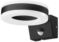 Sieninis lauko šviestuvas Orno Howlit, 20W, LED, IP65, juoda sp., 14.93 cm x 19.6 cm
