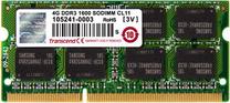 Operatiivmälu (RAM) Transcend TS256MSK64V6N, DDR3 (SO-DIMM), 2 GB, 1600 MHz