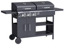 Grils Cattara Couple 2 in1 Gas/Charcoal, 159 x 102 cm x 49 cm cm