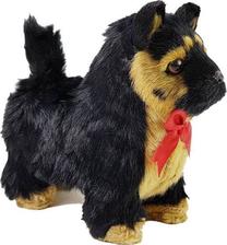 Interaktyvus žaislas šuo Lean Toys German Shepherd, 20 cm, juoda sp.