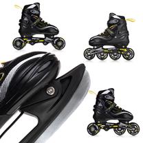 Riedučiai SportVida SV-LG0069, juoda sp., 39-42
