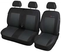Automobilio sėdynių užvalkalas Autodekor Elegance 2+1, juoda sp., 3 vnt.