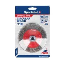 Проволочная дисковая щетка Specialist+ Crimped, 115 мм