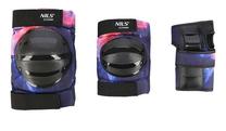 Aizsarglīdzekļu komplekts Nils Extreme H734, S, melna krās./rozā krās./violeta krās.