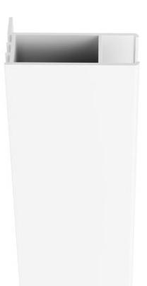 Dušo reguliuojamas profilis Ravak Chrome CNPS Pro CPS White, 195 cm