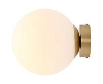 Valgusti lagi ja seinad Aldex Ball, E27, 1 x 15 W, valge v. / pronks v.