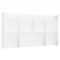 Pastatoma lentyna M-MP-R-NDST-130-BIA, balta sp., 70 cm x 18 cm x 128 cm