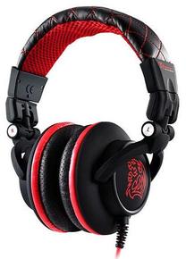 Vadu austiņas Thermaltake eSPORTS Chao Dracco, melna krās./sarkana krās.