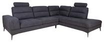 Kampinė sofa Home4you Maya, pilka sp., 229 x 295 cm x 91 cm