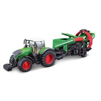 Игрушечный трактор Bburago Fendt 1050 Vario, зеленый цв.