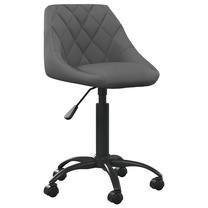 Darba krēsls VLX Office 3088847, 44 x 46 x 67.5 - 79 cm, tumši pelēka krās.