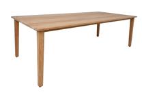 Lauko stalas Home4you Maldive, ruda sp., 220 cm x 100 cm x 75 cm