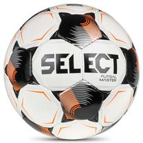 Футбольный мяч Select Futsal Master, белый цв./черный цв./oранжевый цв.