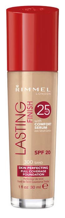 Šķidrā grima bāze Rimmel London, bēša krās., 300, 30 ml