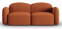 Sofa Micadoni Home Blair, oranžinė sp., 194 x 87 cm x 80 cm