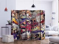 Širma Artgeist Cool Graffiti II Paraventtc1963, įvairių spalvų, 225 cm x 172 cm
