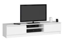 ТВ стол Akord RTV K160, белый цв., 40 см x 160 см x 33 см
